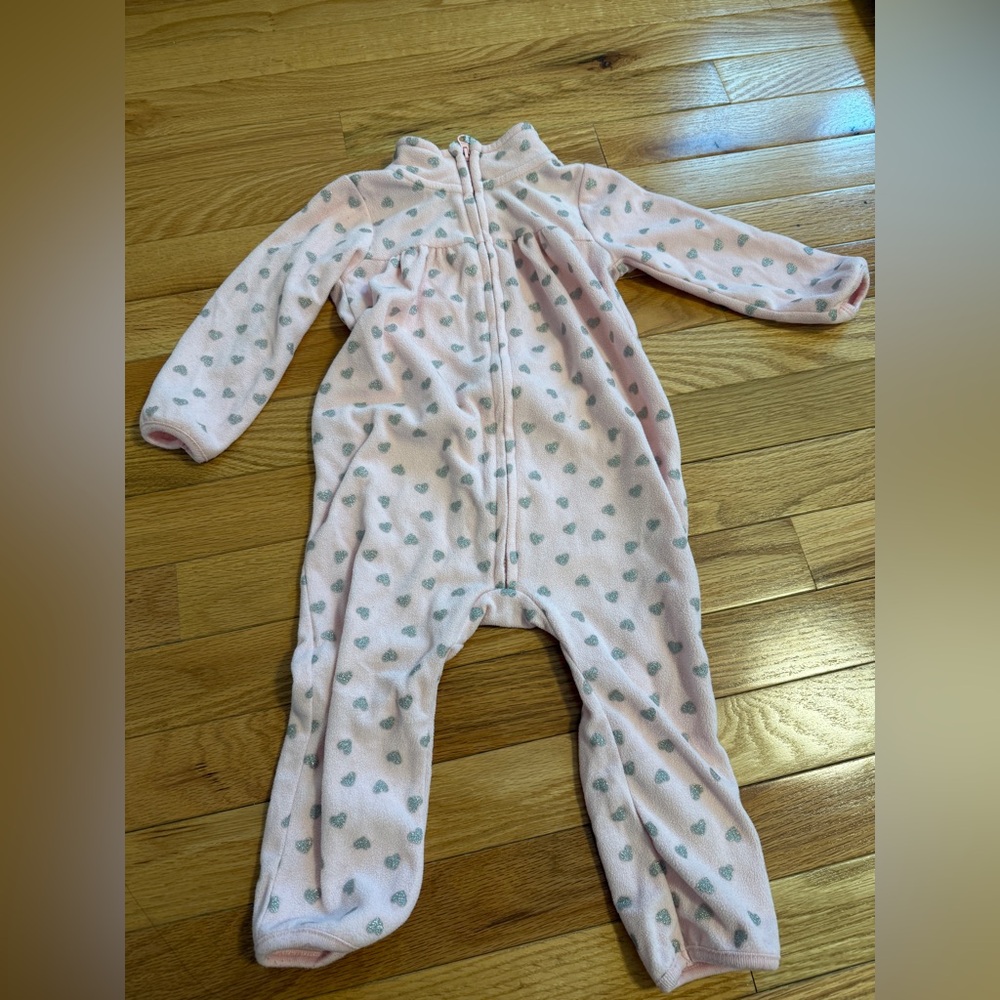 Pink Polka Dot 18 month girl One Piece